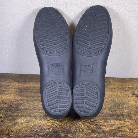 Crocs Kadee Slingback Slip On Flats Round Toe Rubber Shoes Women Size 9 - Picture 7 of 9